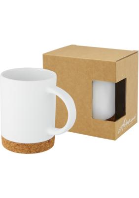 Neiva 425 ml ceramic mug with cork base