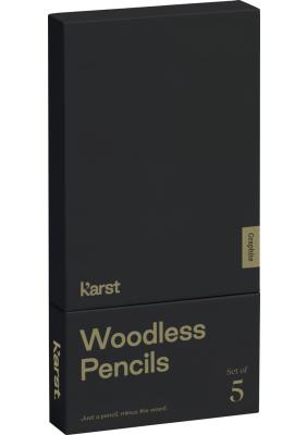 Karst® 5-pack 2B woodless graphite pencils