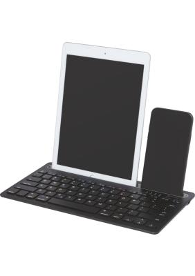 Hybrid multi-device keyboard with stand